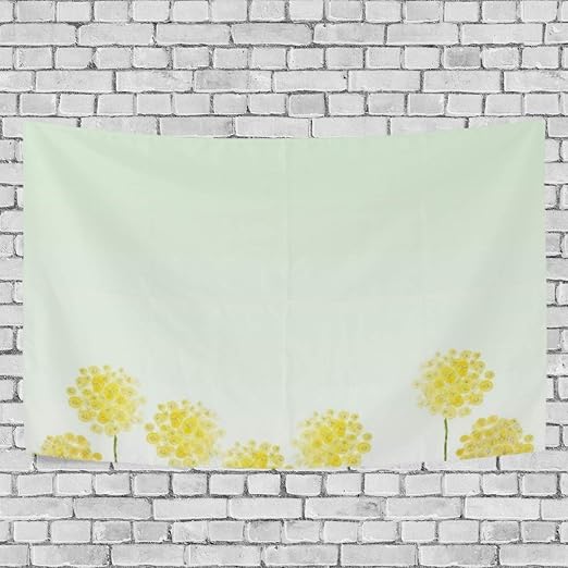 Zara Decor Tapiz De Pared Abstracto De Dos Diente De Leon Acuarela