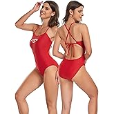 Adoretex Girl's/Women's Guard Tie-Back One Piece Swimsuit
