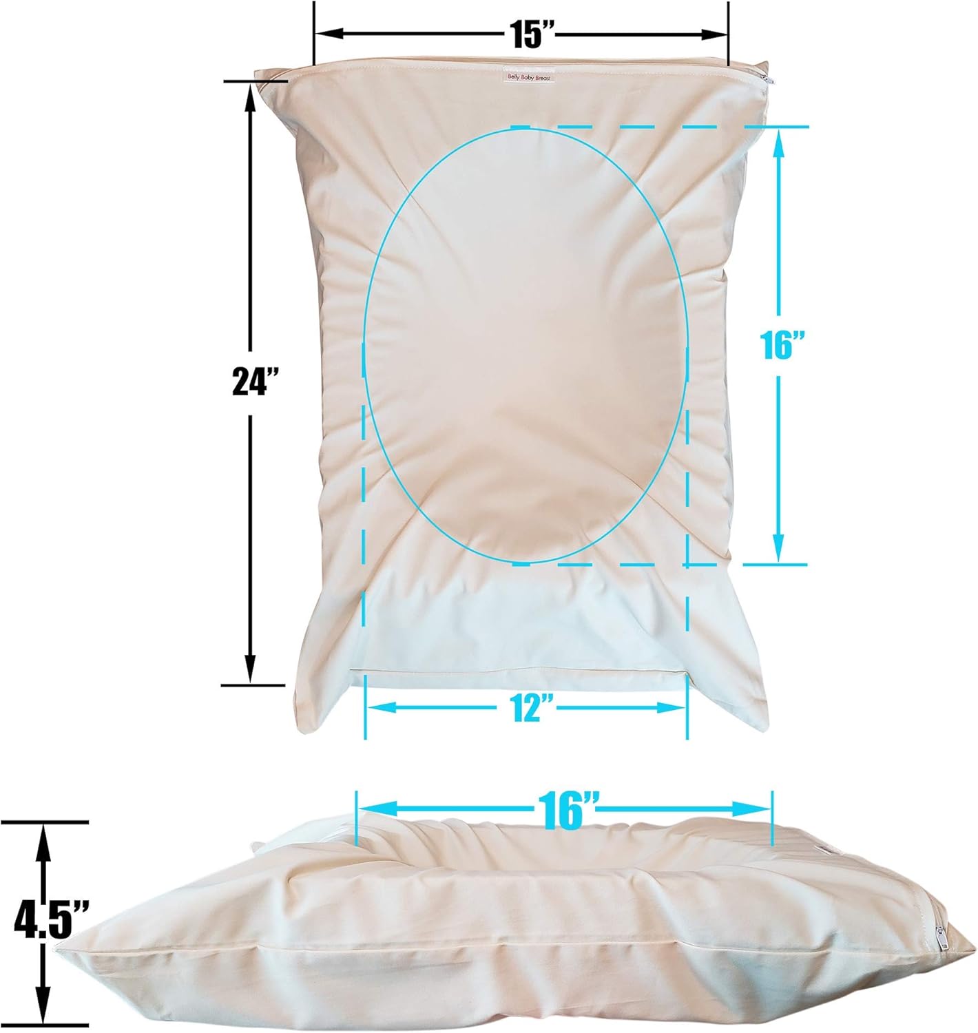 belly baby breast pillow