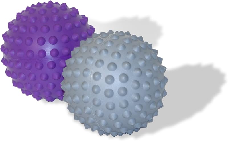 PHYSICAL Prickle Stimulating Ball Purple Grey 9cm Spiky Ball