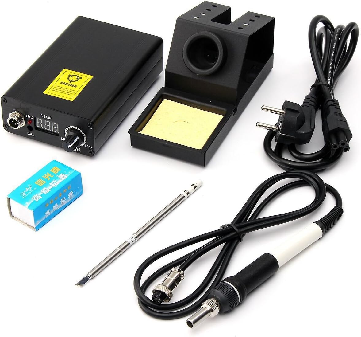 Digital Soldering Iron Rework Station Adjustable Temperature T12 Welding Handle