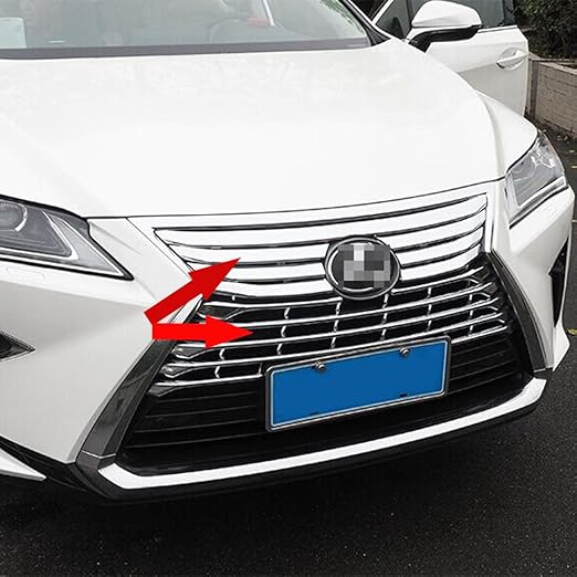 Generic Chrome Front Grill Grille Cover Trim Fit For Lexus New RX RX350