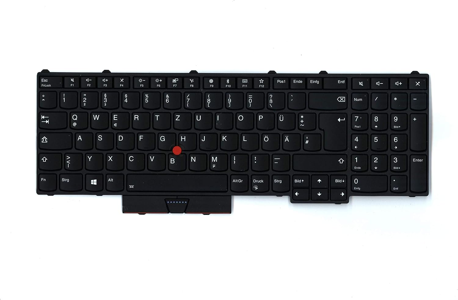 TellusRem replacement German backlit keyboard for Lenovo Thinkpad P51 P71