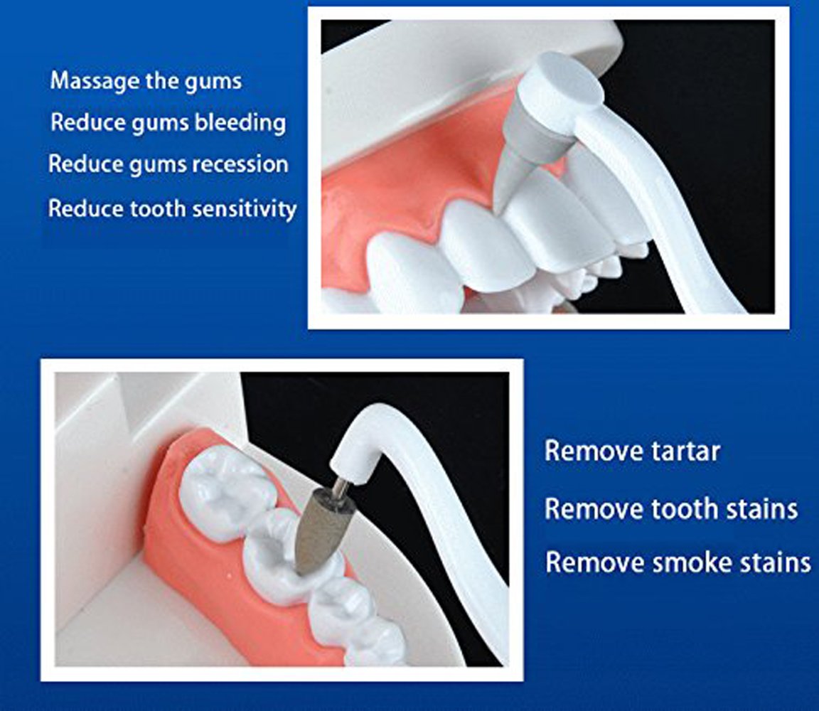 Careshine Dental Tool Kit Sonic Vibration Tooth Polisher Dental Stain