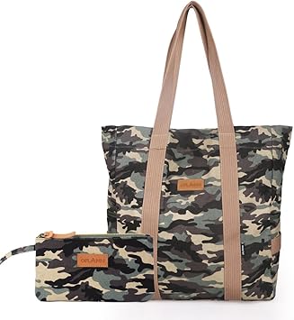 mens camo tote bag
