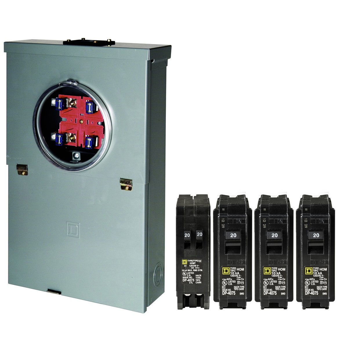 Square D by Schneider Electric SO1020VP Homeline 100Amp 10Space 20