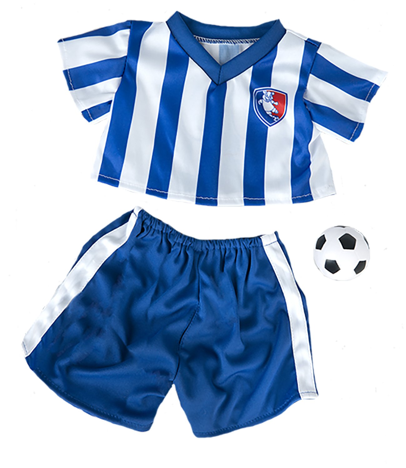 All Star Soccer Uniform Fits Most 14" - 18" Build-a-bear, Vermont Teddy Bears, and Make Your Own Stuffed Animals