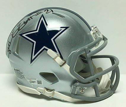ezekiel elliott signed helmet