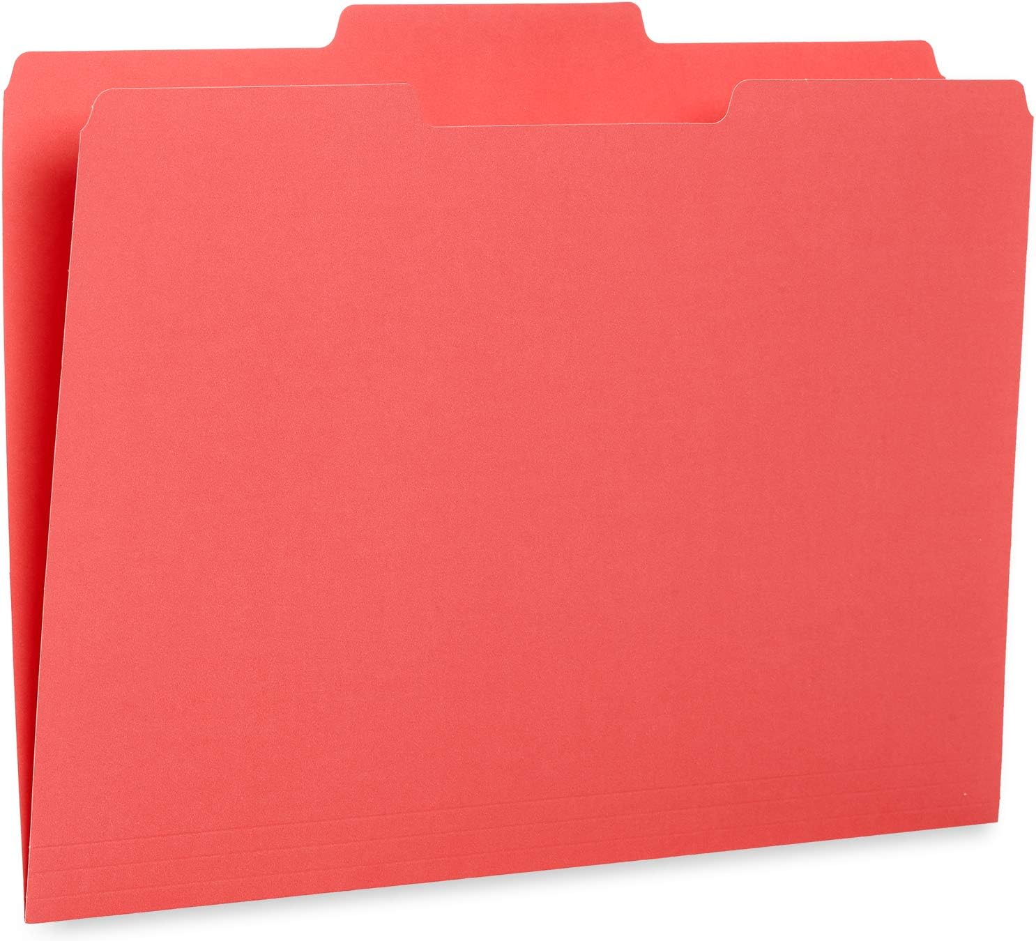 Blue Summit Supplies Gem Tone File Folders, 1/3 Cut Tab, Letter Size, Assorted Colors, Great for Organizing and Easy File Storage, 100 Per Box : Office Products