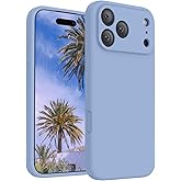 FireNova Magnetic for iPhone 17 Pro Max Case, Compatible with MagSafe, [Integrated Silicone Camera Control Button] [Camera Protection] Anti-Scratch Microfiber Lining Phone Case, 6.9", Light Blue
