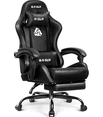 Amazon.com: VICTONE 電競椅競賽辦公室電腦椅電玩遊戲人體工學椅附腳踏