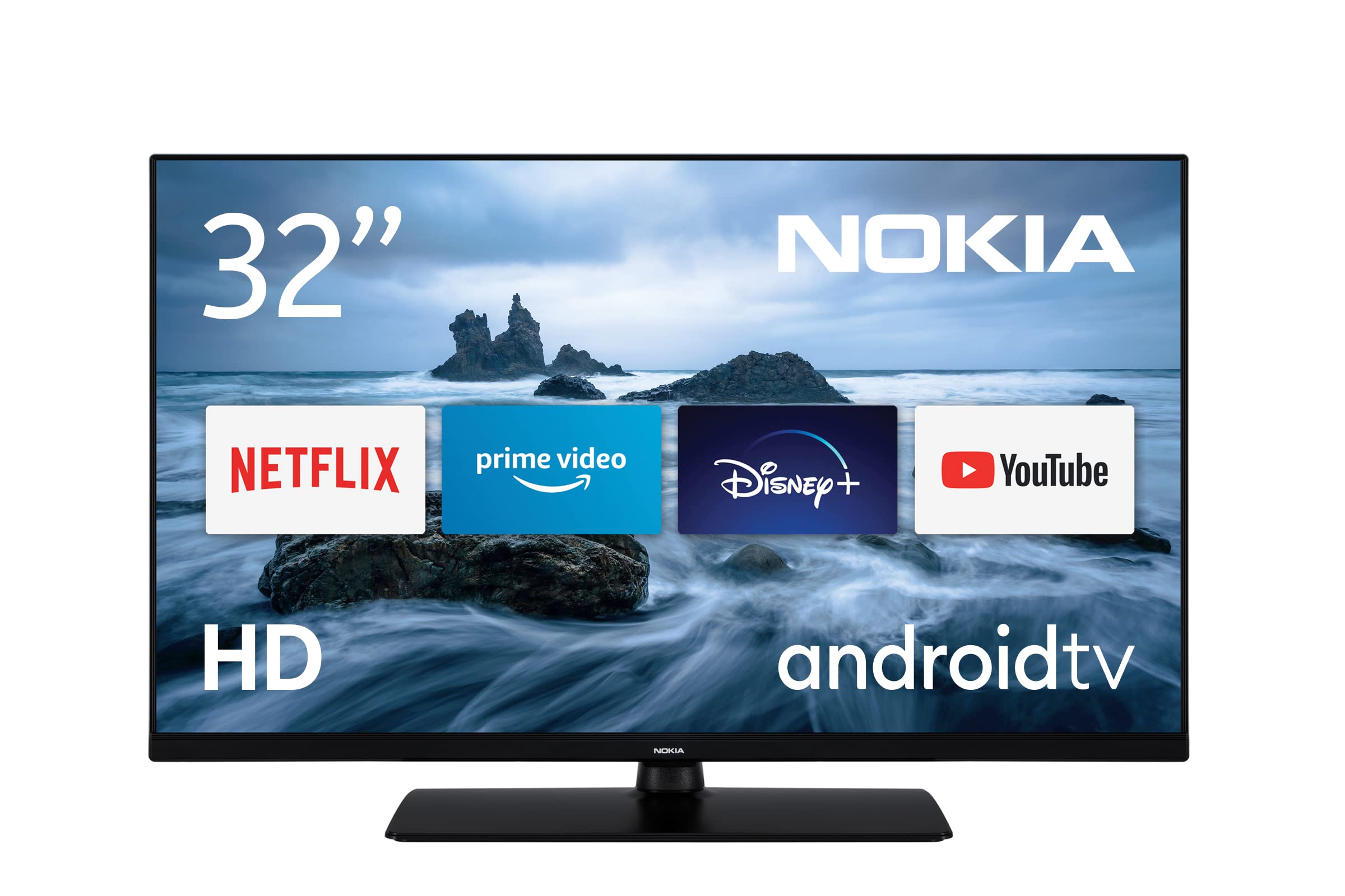 Nokia-Smart-TV-32-Pulgadas-80-cm-Android-TV-HD-HDR10-WLAN-DVB-CS2T2-Google-Play-Store-Netflix-Prime-Video