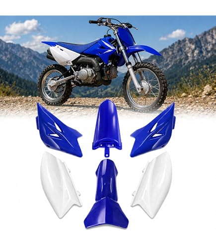 Amazon.com: Acerbis Replica Plastic Kit White for Yamaha WR250F