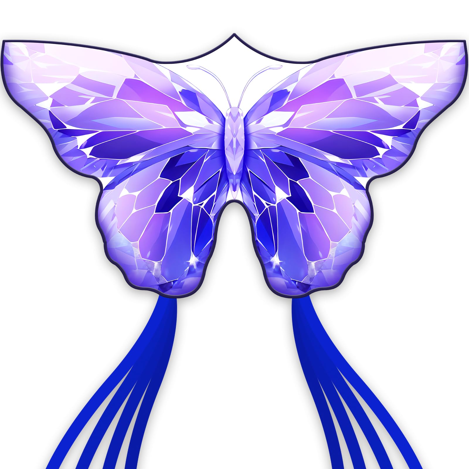 Photo 1 of **PARTIAL SET MISSING SOME KITE ASSEMBLY POLES** SGftre Golden Butterfly Design Kites ?Outdoor Work Colorful Kite Long Tails?Easy to Fly ?Outdoor Flying Toys for Adult and Kids Surf with Handle