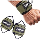 Wrist Cuffs for Cables Gym, Lifting Cuffs Wrist Straps for Cable Machines Strength Training Equipment