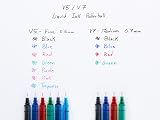 PILOT V5 Liquid Ink Roller Pen Set 5 0.5 mm 3 Black 1 Green 1 Purple view 5