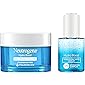 Neutrogena Hydro Boost Gel-Cream For Extra-Dry Skin, 1.7 Oz with Neutrogena Hydro Boost Hyaluronic Acid Serum, 1.0 Fl…
