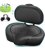 MABOZOO Cuscino Per Sella Cyclette E Vogatore – Memory Foam 5,8 Cm, Antiscivolo, Lavabile
