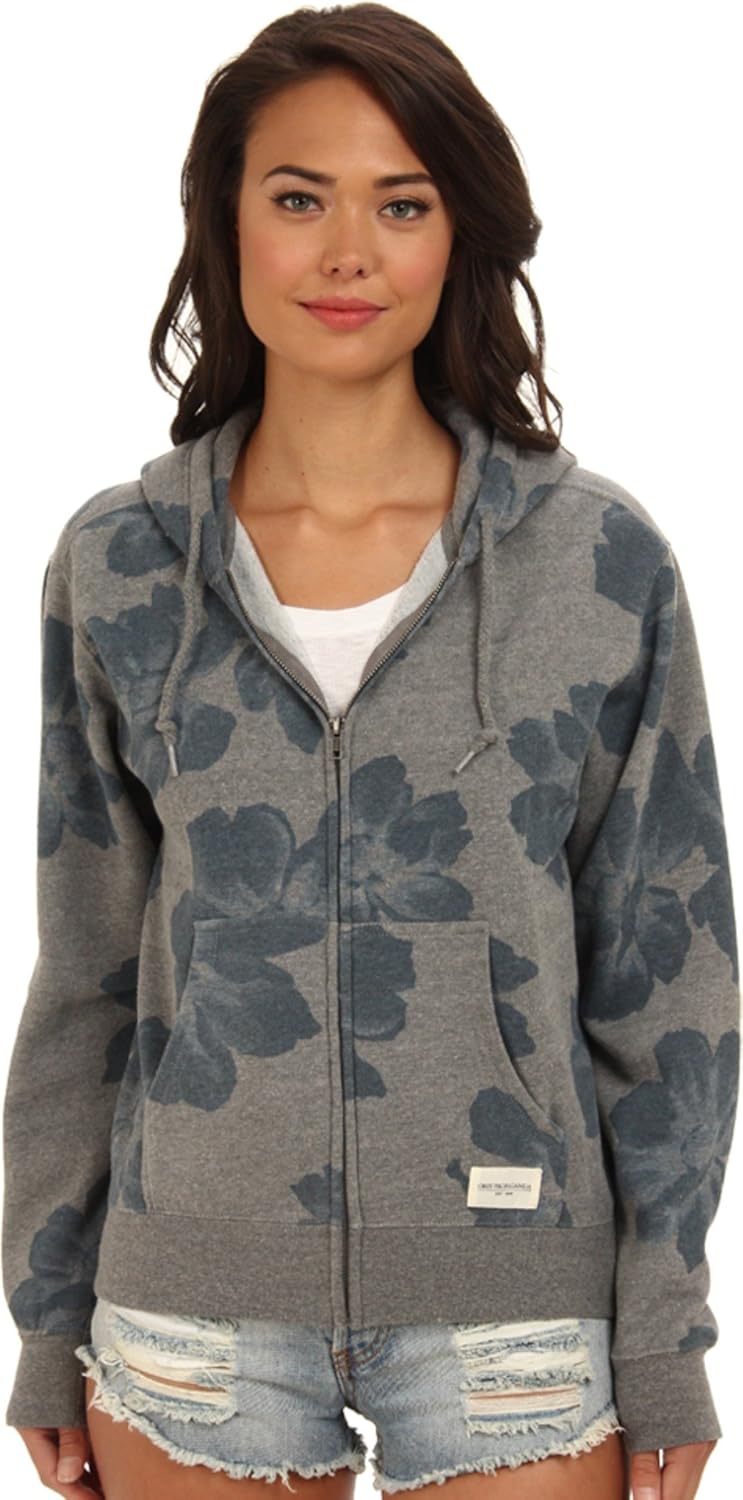obey floral hoodie