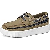 Bigwow Boys School Loafers Casual Sneacker Shoe Slip-on Breathable Boat Shoes (Little Kid/Big Kid)
