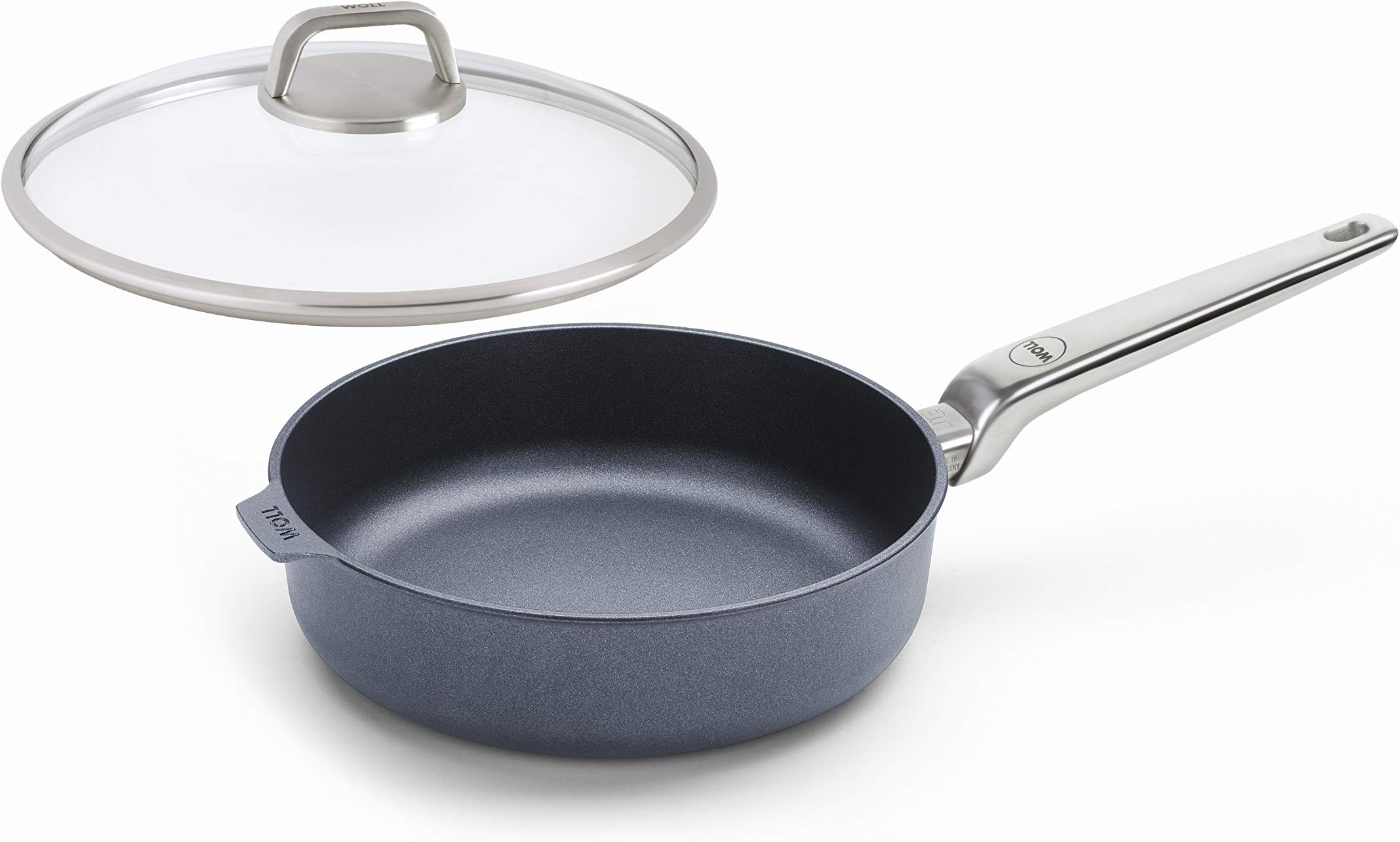 WOLL Diamond Lite Pro Saute Pan & Lid D24cm H7cm 2.5L Lightweight