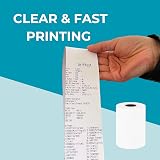 Double Dragon 57 x 30mm Thermal Receipt Paper Till Rolls 20 Rolls BPA-Free view 6