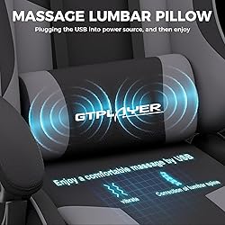 GTPLAYER Gaming Chair, Computer Chair with Footrest