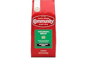Community Coffee Café Special Decaf Ground Coffee, Medium Dark Roast, 32 Ounce Bag (Pack of 1)