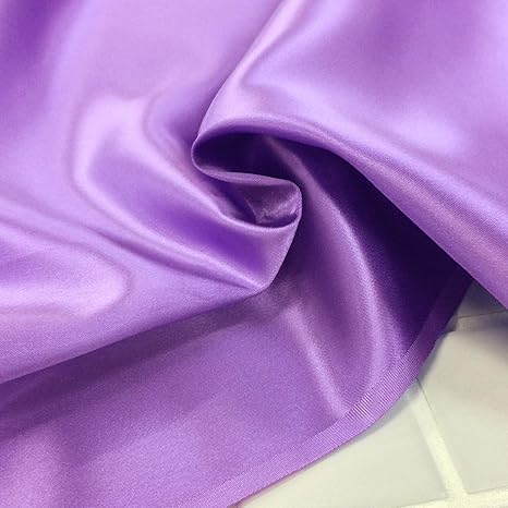 Amazon サテン 生地 13 パープル 無地 91ｃｍ幅 衣装やテーブルクロスにオススメです 紫 ムラサキ むらさき 布 布地 手芸 1ｍ単位 布 生地 通販