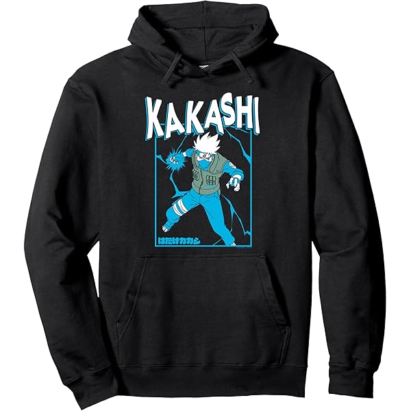 Amazon.com: Naruto Shippuden Classic Kakashi Pullover Hoodie