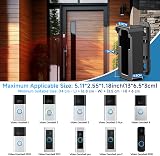 BITIWEND Adjustable Doorbell Angle Mount 45-135 Degree for Video Doorbell view 4