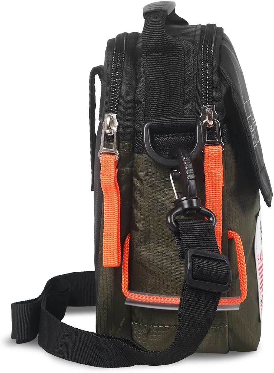 JAKAGO Women/Men Shoulder Bag Small Handbag Waterproof Waist bag Cellphone Pouch with Shoulder Strap for Sports Hiking Camping Outdoor Climbing Travel (Green,S) - Image 4