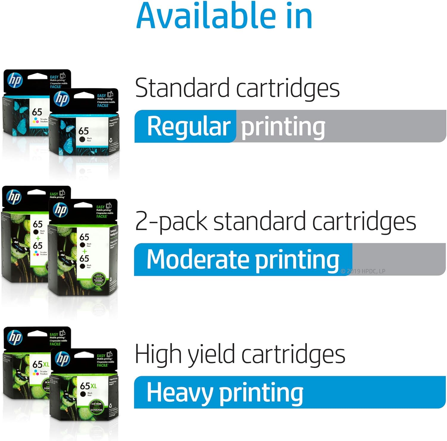 HP 65 | Ink Cartridge | Black | N9K02AN: Office Products