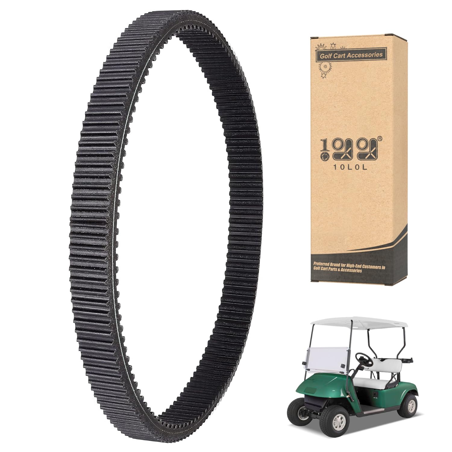 Photo 1 of 10L0L Golf Cart Clutch Drive Belt Fits EZGO RXV 2011 Up,OEM# 618630