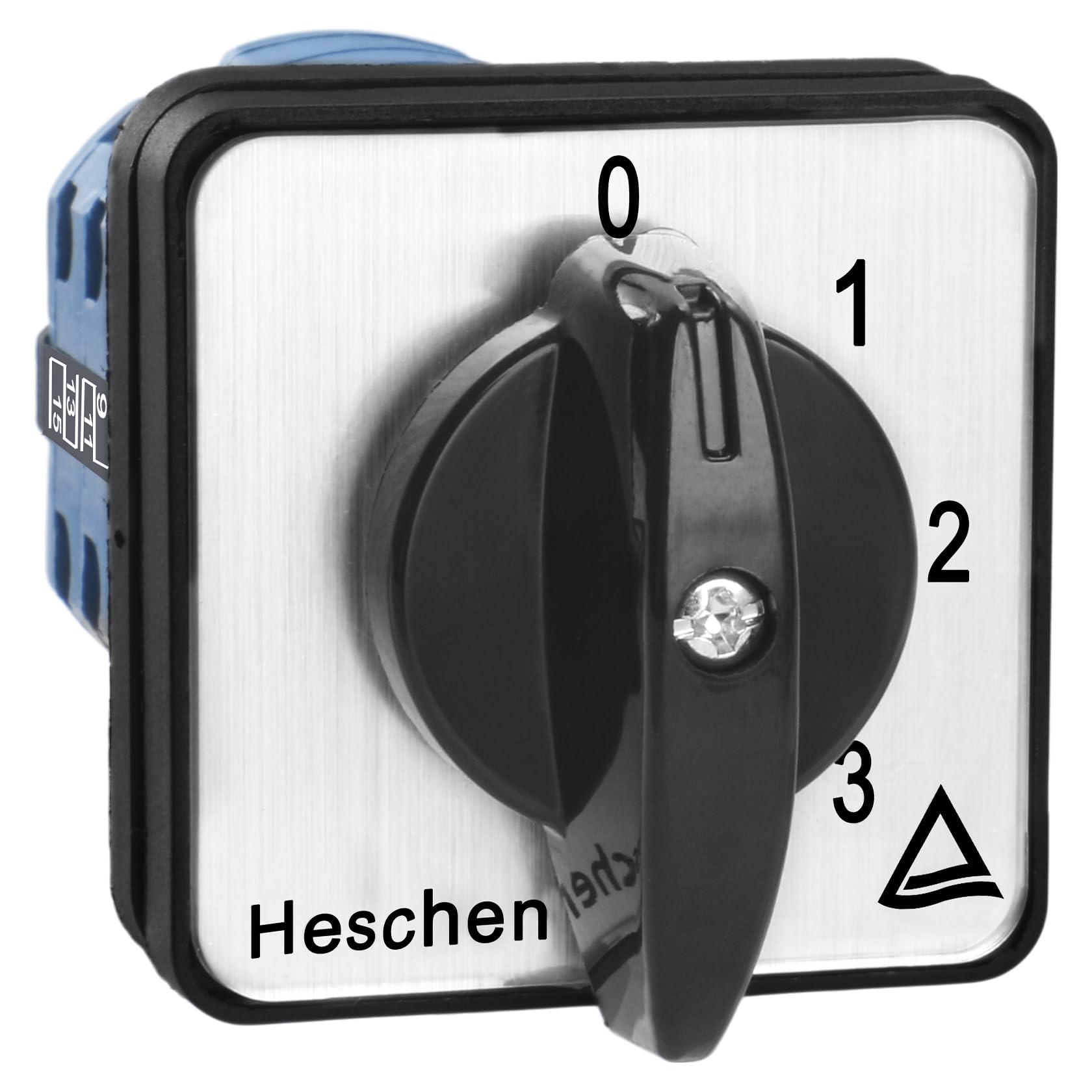 Heschen Universal Rotary Cam Selector Changeover Switch SZW26-20/0-4.4 660V 20A 5 Position 4 Phase 16 Terminals