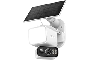Tapo 2K Dimmable Floodlight Security Camera Outdoor Wireless w/Solar Panel, Pan/Tilt, 360º AI Tracking, Free Person/Vehicle Detection, Works w/Alexa and Google Assistant, SD/Cloud, C615F KIT