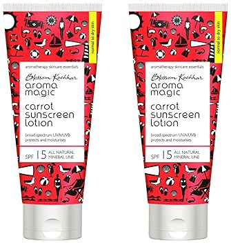 Aroma Magic Carrot Sunscreen Lotion SPF 15 (Pack Of 2) _50ml