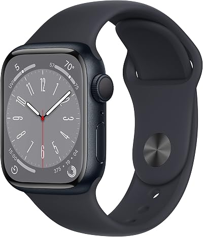 Apple Watch Series 8 GPS 41mm Midnight Aluminium Case Midnight Sport Band