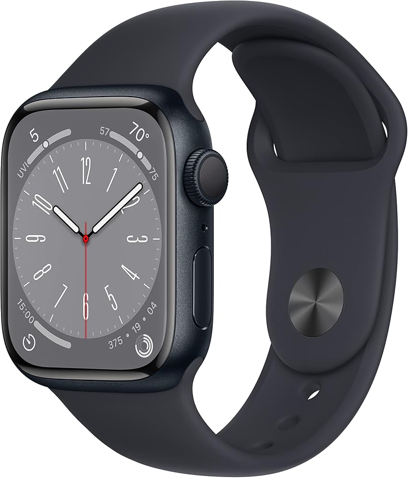 Apple Watch Series 8 GPS 41mm Midnight Aluminium Case Midnight Sport Band