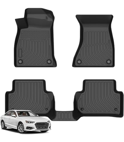 Alfombrillas De Velour Negras Para Audi A4/S4 B9 (2017-2025) – 4 Piezas, Calidad OEM, Matwise