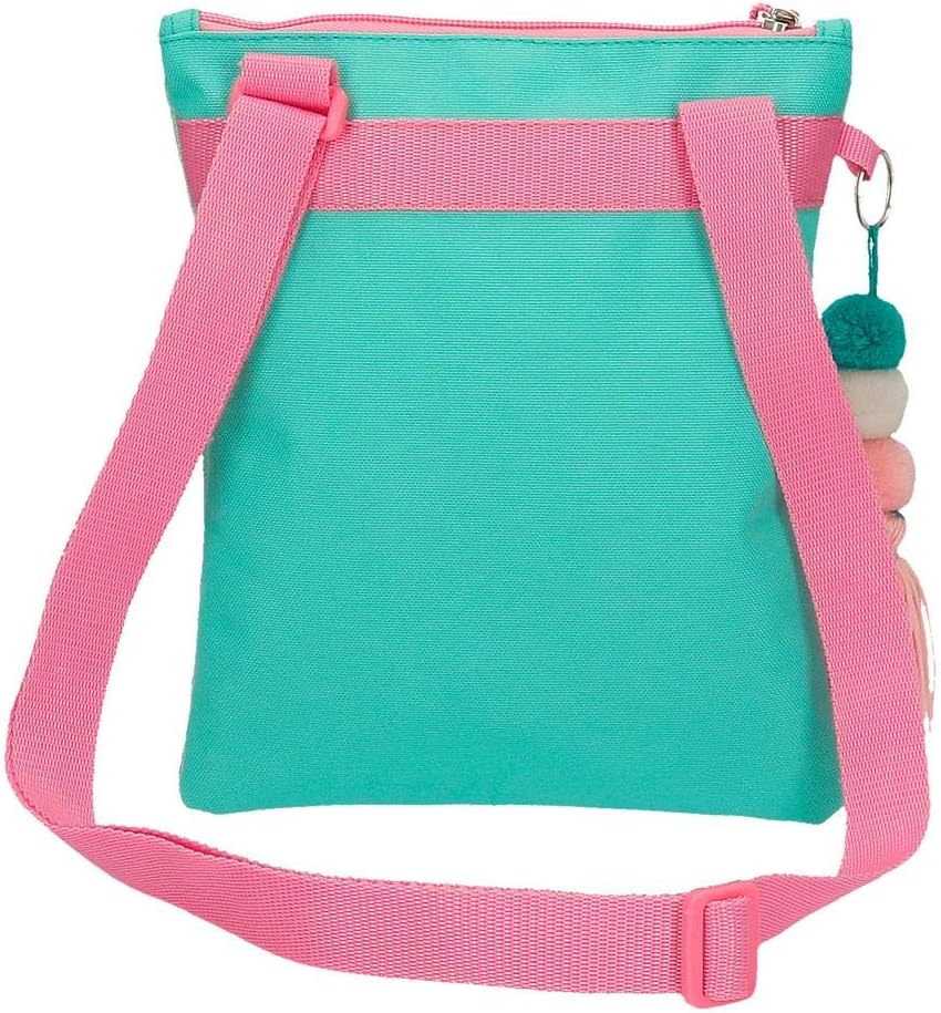 Movom Save the Planet Flat Shoulder bag Multicoloured 20x24 cm Recycled Polyester, Multicolor, 20x24 cms - Image 5
