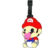 CellDesigns Cartoon Luggage Tag Suitcase ID Tag with Adjustable Strap