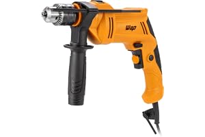 WAP Parafusadeira e Furadeira Impacto 1/2" WF 700 FE13, Limitador de Profundidade e Empunhadeira Auxiliar 40Nm 700W 127V