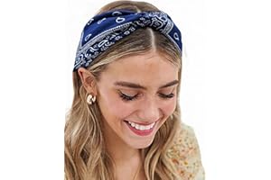 1pc Boho Paisley Print Criss Cross Headband Wide Stretchy Hair Band Sweet Sports Sweatband For Women Daily Use Yoga Running