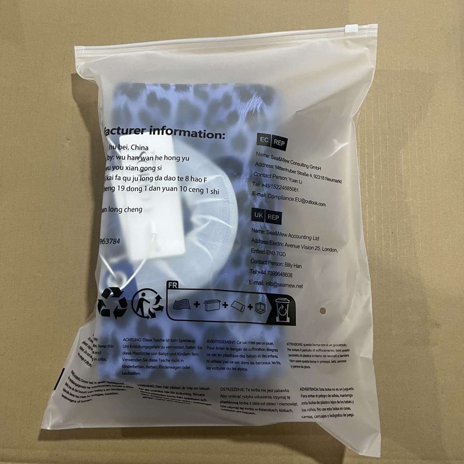 CORIOS Leopard Pattern Handbag for Women PU Leather Shoulder Bag Waterproof Crossbody Bag Fashion Messenger Bag Satchel Bag Elegant Hobo Bag Top Handle Bag Shopping Work Travel Tote Bag, Blue S, L, Retro