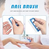 G2PLUS Handle Nail Brushes 4 Pack Plastic Fingernail Cleaning Brushes view 4