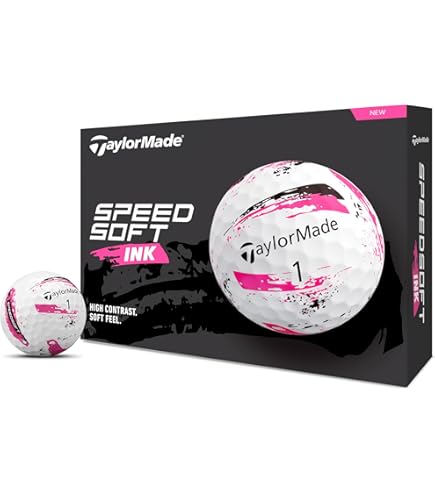 Amazon.com : TaylorMade Men's SpeedSoft Ink Golf Balls