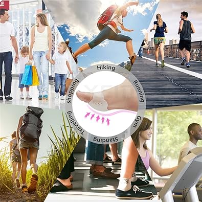 Amazon.com: XEMZ Breathable Gel Forefoot Cushioning Bunion Protector, Overlapping Toe Pad Insoles Callu Blisters Pain: Shoes