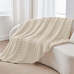 BEDELITE Fleece Throw Blanket for Couch, 300GSM