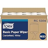 Tork Centerfeed Hand Towel White One-at-a-time Dispensing, M23 Compatible 6 Rolls x 530 Sheets (RC530)